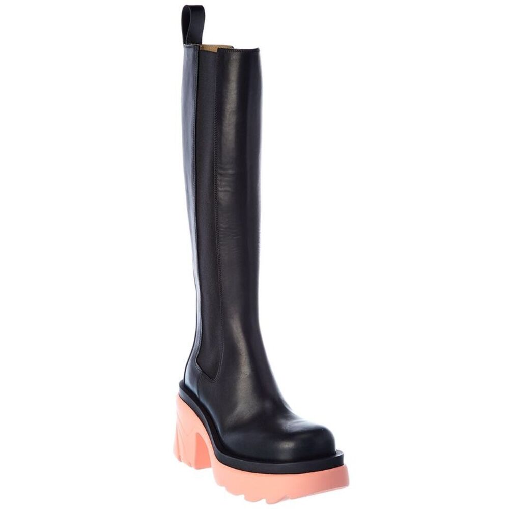 Bottega Veneta Flash Leather Boot, Black